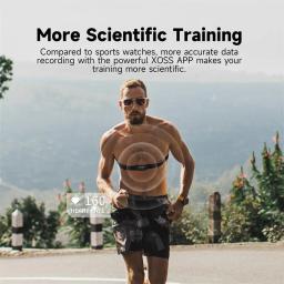 XOSS-Wireless Chest Strap Heart Sensor, Monitor HRM, Bluetooth, ANT +, Bicicleta Inteligente, Saúde, Fitness, Ciclismo, Corrida, X2 - Image 5