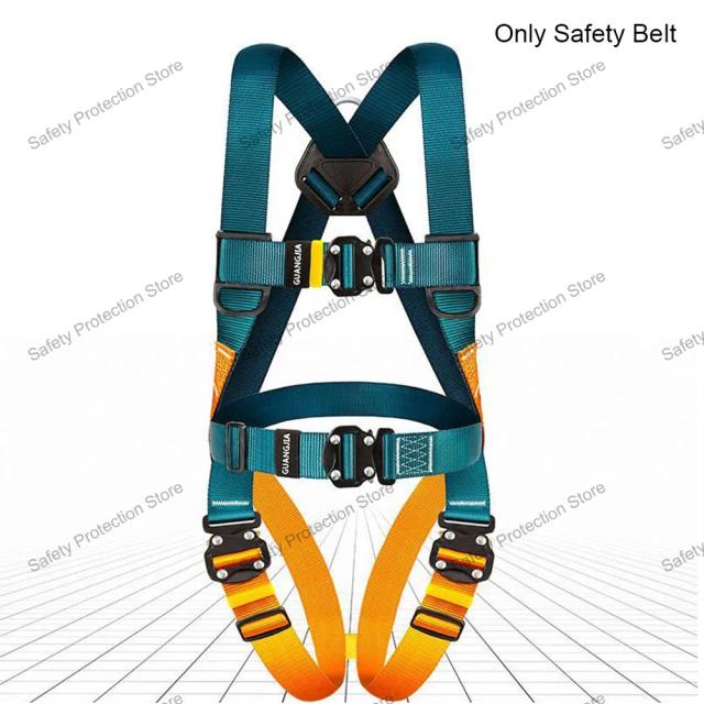 Cinto de Segurança de Corpo Inteiro para Trabalho em Altitude e Escalada - Equipamento de Proteção para Construção e Atividades ao Ar Livre