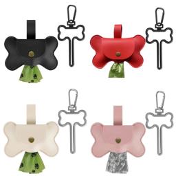 Dispensador de saco de lixo para animais de estimação 67JB com gancho para coleira suporte para saco de lixo de acampamento para - Image 1
