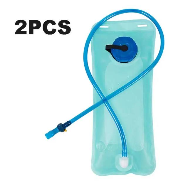 Mochila de Água Potável Dobrável para Camping e Atividades ao Ar Livre, Capacidade de 2L