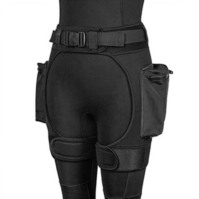 Calças Curtas Unisex para Mergulho com Cinto Ajustável - Ideais para Natação, Surf e Caiaque