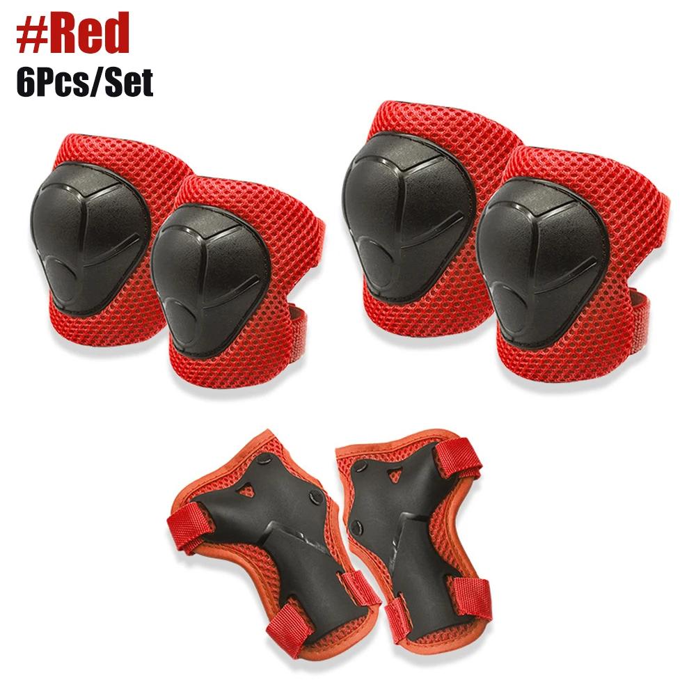 Capacete infantil ajustável com conjunto de equipamentos de proteção esportiva joelheiras cotovelo almofadas de pulso para meninos meninas ciclismo patinação scooter capacete - Image 1