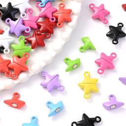 IYOE-Colorido Metal Star Magnet Fechos para DIY Jóias, Conector Magnético, Pulseira, Colar, Acessórios Artesanais, 5 Pares por lote - Image 1