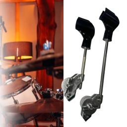 Drum Suporte Microfone, Bateria Acessórios, Bracket Clip, Tom Mount, Base Clamp, fácil de instalar, Drum Cymbal Stands Clamp - Image 3