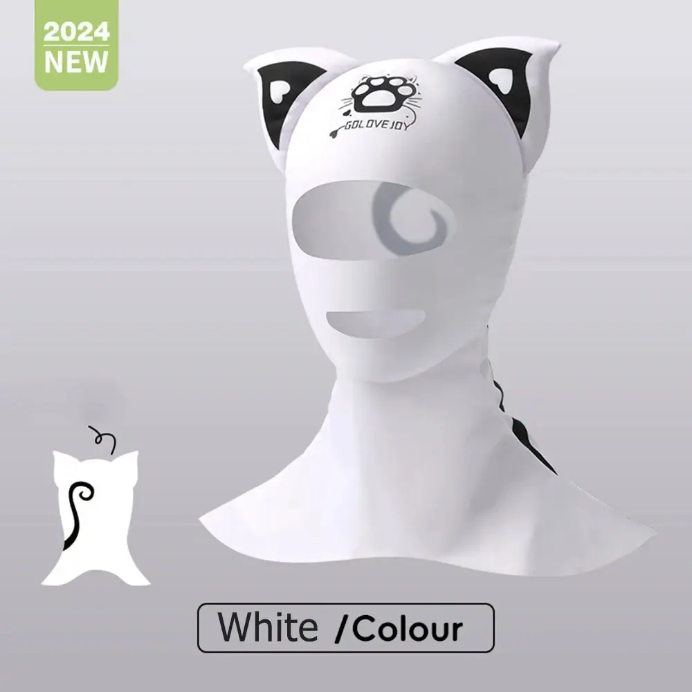 Proteção solar UV Máscara Facial Completa para Mergulho, Cap de Natação Elástica para Esportes Aquáticos, Tampa de Cabeça e Pescoço - Image 1