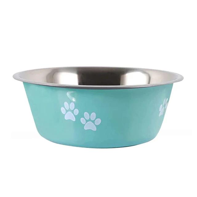 Alimentadores e Bebedores Antiderrapantes em Aço Inoxidável para Cães de Todos os Tamanhos