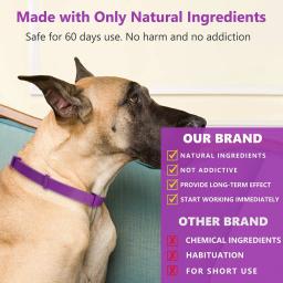 Alça de pescoço calmante ajustável para pet, coleira calma para gato e cachorro, aliviar a ansiedade, remover o restiness, suprimentos de proteção, 1pc - Image 3