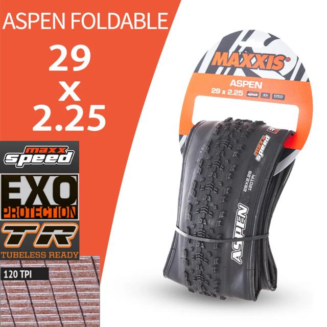 Maxxis Aspen ST Pneu MTB Tubeless Aro 29/27.5 XC Velocidade Máxima 170 TPI