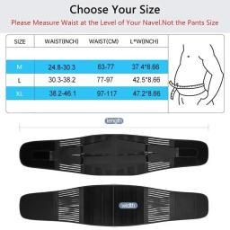 Cintura ajustável Suporte Brace para lombar Trainer, Sweat Belt para Esportes, Nova Assistência - Image 6