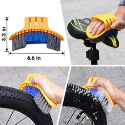 Kit de limpeza de ciclismo portátil, limpador de corrente, purificador de bicicletas, bicicleta Wash Brushes Set, ferramenta de reparo - Image 5