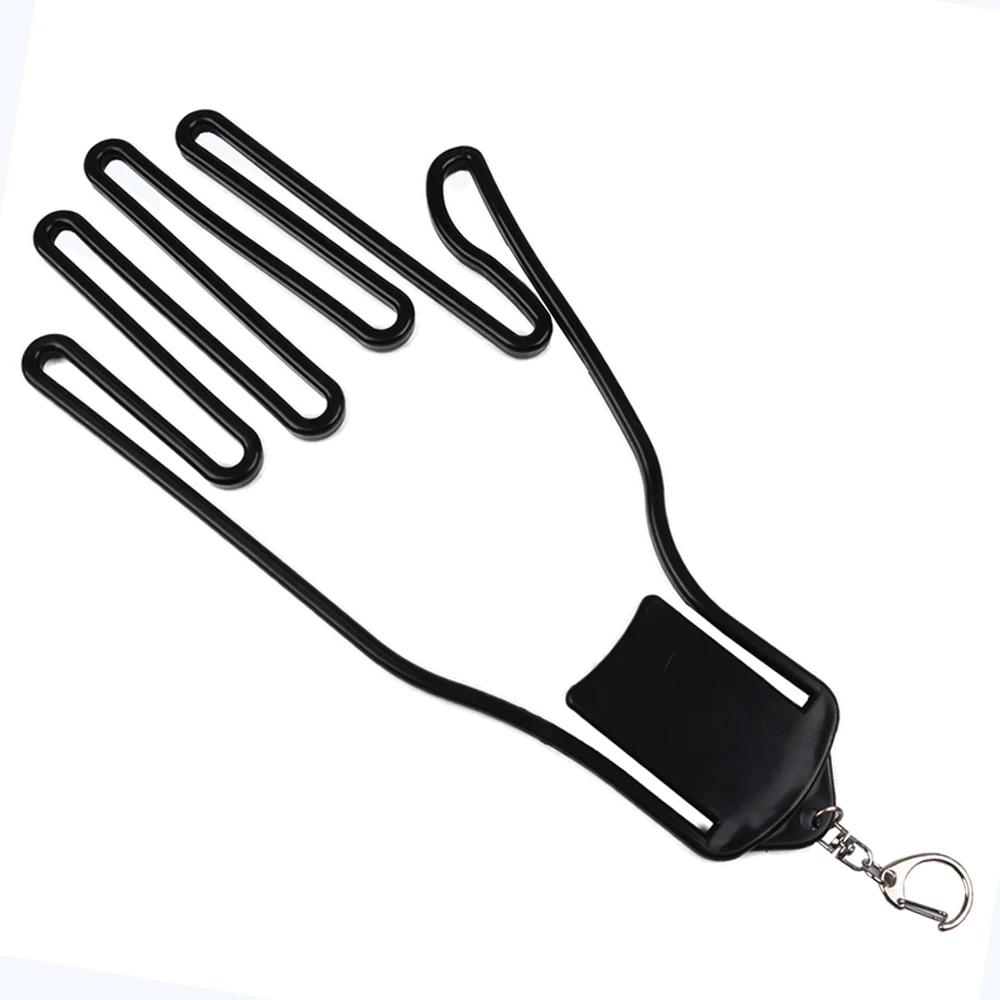 Rack de extensão de luva de golfe pendurado titular luva shaper suporte de luva de plástico com fivela de metal acessórios de golfe - Image 1