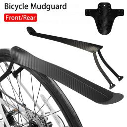 Frente preta e guarda-lamas traseiro para mtb, 1 parte, dobrável, acessórios de ciclismo, mtb, bmx, dh e cascalho - Image 2