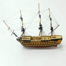Kits De Modelo De Navio Vitória HMS, Versão De Estrutura Simples, Kit De Sailbot, Construção De Modelo De Prática De Mãos, Modelo De Escala - Image 2