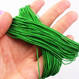 Trançado Elastic Cord Beading Threads, Tecido Stretch String, Crafting Cordões para Fazer Jóias, 1mm, 24m, 23 cores - Image 5