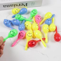 Mini Maracas de plástico para crianças, instrumento musical, brinquedos chocalho, favores de festa de aniversário, presentes do chuveiro do bebê, 20PCs - Image 1
