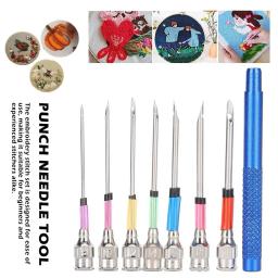 Conjunto de ferramentas Ultra Punch Needle, Bordado de aço, Costura com tricô, Art Needles, Punch Handle, G4G6, 1 Conjunto - Image 1