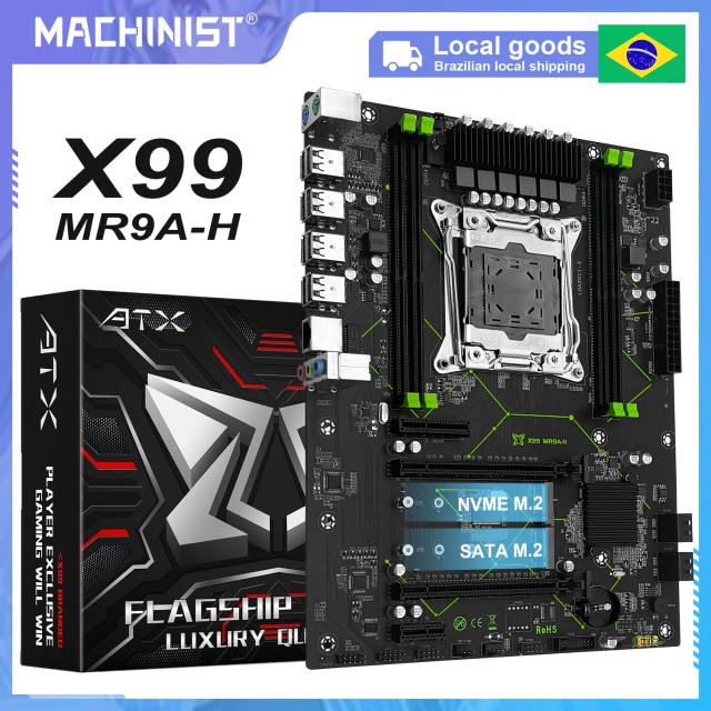 MACHINIST X99 MR9A-H Motherboard Supports Intel Xeon E5 LGA 2011-3 DDR4 NVMe M.2