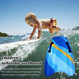Prancha inflável portátil com alça, brinquedo flutuante de PVC para crianças e adultos, flutuador de praia e piscina, verão - Image 1