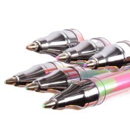 6pc/6 Cor Rainbow Highlighter Cor Guache Caneta Neutra Estudantes do Ensino Primário Graffiti Pintura Pintura Coloring Marcador Caneta - Image 3