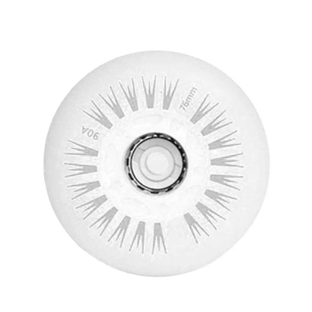 Rodas de Rolamento com Luz LED Piscante para Patinação em Linha - 76mm