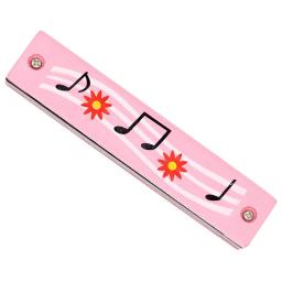 2x gaita de madeira para crianças instrumentos musicais 16 buracos dupla fileira sopro dos desenhos animados woodwind boca gaita estilo 4 - Image 1