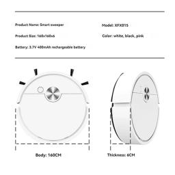 Xiaomi inteligente robô de limpeza a vácuo mini esfregando sucção e varrendo integrado totalmente automático limpeza varrendo robô - Image 6