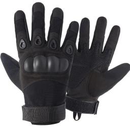 Luvas táticas de dedos longos, Design de forças especiais, Concha macia, Luvas de lona para esportes de fãs, Escalada e motocicleta - Image 5