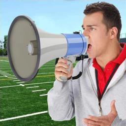 50w handheld microfone bullhorn bluetooth gravação de grande calibre megafone com sirene ao ar livre poderoso altifalante usb - Image 1