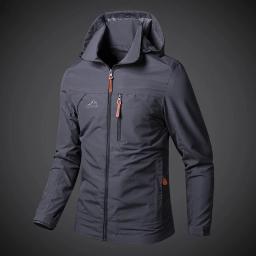 Jaqueta corta-vento masculina casual, à prova de vento, à prova d'água, militar, tática, off-road, trekking, bombardeiro, caça ao ar livre, militar - Image 4