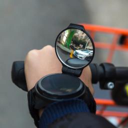 360 Graus Ajustável Bicicleta Espelho Retrovisor Pulseira Espelho Retrovisor Braço Desgaste Dobrável Guiador De Segurança Da Bicicleta Espelho - Image 5