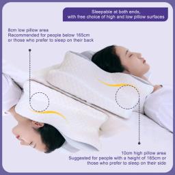 Almofada Em Forma De Borboleta De Espuma De Memória, Relaxamento Cervical, Rebound Lento Cervical, Alívio Da Dor No Pescoço, Dormir Ortopédico - Image 4