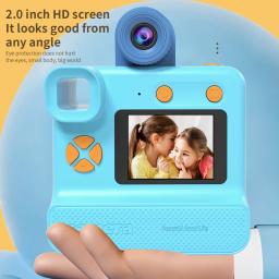 Câmera de impressão instantânea para crianças, câmera digital HD 1080p, papel fotográfico, brinquedo infantil, presente de Natal - Image 4