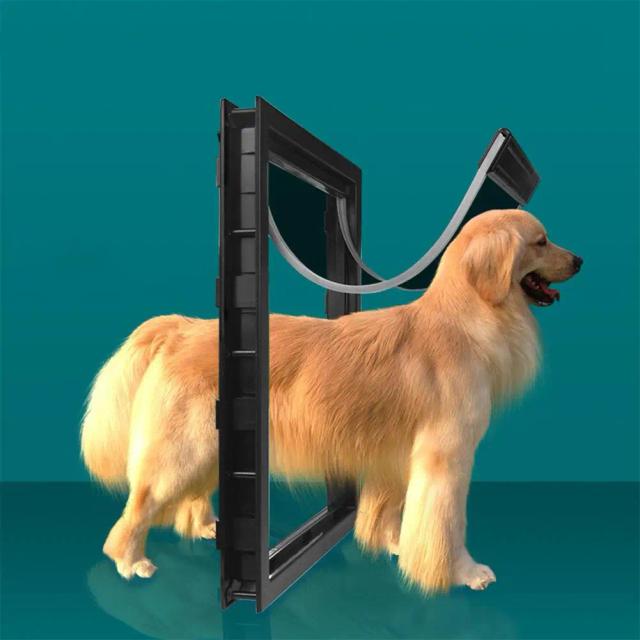 Porta Magnética Automática para Pets com Trava de Segurança - Ideal para Cães e Gatos de Todos os Tamanhos