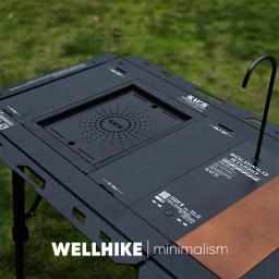 WELLHIKE Outdoor SWS Yunchi 5 unidades IGT Mesa dobrável multifuncional de liga de alumínio com altura ajustável - Image 5