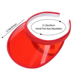 Verão viagem casual pvc proteção uv esportes chapéu praia boné viseira de sol daszek uv - Image 6
