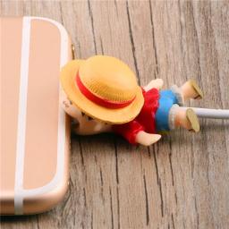 Anime Cable Bite Protector para iPhone, USB Cable Organizer, Luffy Zoro Winder, Brinquedos Kawaii, Presente das crianças, 1 Pc - Image 5