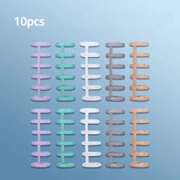 Folhas soltas Binder Anel, 6 Buracos, Binder para Scrapbooking, Álbum Binder, Espiral Clips de ligação, Papelaria bonito, Material Escolar Estudante, Novo, 10pcs - Image 2