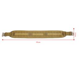 Ajustável militar tático cs cinto de trabalho ao ar livre homens molle batalha cinto do exército combate airsoft caça tiro acolchoado cintos da cintura - Image 6