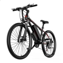 Bicicleta elétrica assistida por montanha de 26 polegadas, bateria de lítio, bicicleta elétrica off-road de velocidade variável, bicicletas elétricas juvenis - Image 5