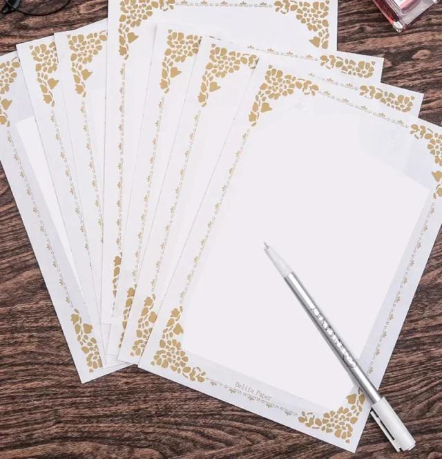 Conjunto de Envelopes Vintage em Papel para Convites de Casamento e Cartões, 5 Peças em Cores Rosa, Vermelho e Laranja