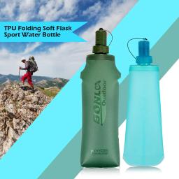 TPU Folding Soft Flask Esporte Garrafa De Água, Dobrável Bebida Saco De Água, Corrida, Camping, Caminhadas - Image 1
