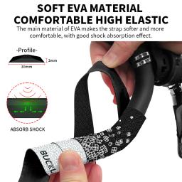 Bucklos fitas para guidão de bicicleta, absorção de choque, confortável, fita para guidão de bicicleta de estrada, peças de bicicleta de estrada - Image 4