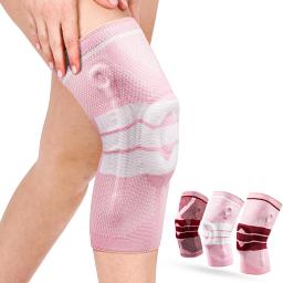 Joelheira Esportiva Dobrável, Suporte Elástico para Lesões do Tendão Patelar e do Menisco, Basquete, Voleibol, Rugby, Joelheiras - Image 1