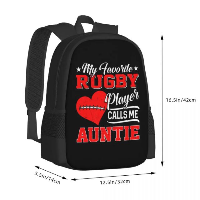 Mochilas Dobraveis Estilosas para Jogadores de Rugby com Grande Capacidade e Design Atraente