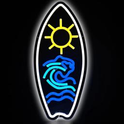 Prancha De Surfe Luzes De Sinal De Neon, Sinais LED, Quarto, Loja De Negócios, Decoração Para Os Amantes Do Surfista, Presente - Image 1
