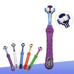 Escova de Dentes de cão Produtos Pet Acessórios Do Cão Cão Suprimentos Aparelhos Multi Angle Animais De Estimação Cães de Limpeza Oral Escova De Dentes para Cães de Pequeno Porte - Image 1