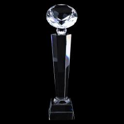 Troféu De Cristal Personalizado, Copa De Cristal, Top Diamond Design para Winner Prize Award, 29cm - Image 4