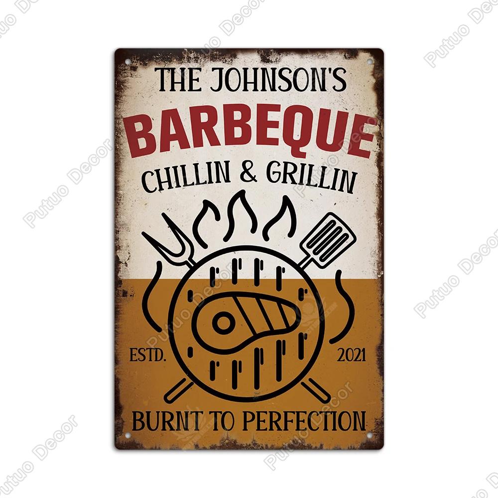 Putuo Decor-Vintage Metal Tin Sign, placa personalizada, presente para amigos, sala de estar, sala de jantar, bar, 7,9x11,8 polegadas, 1pc - Image 1