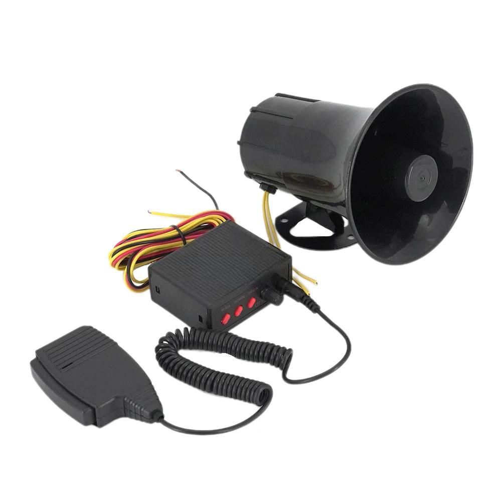 Falante Megafone portátil com microfone portátil destacável, chifre do veículo, PA Bullhorn, sirene alto-falante, 3 Tom PA, 100W, 115dB - Image 1