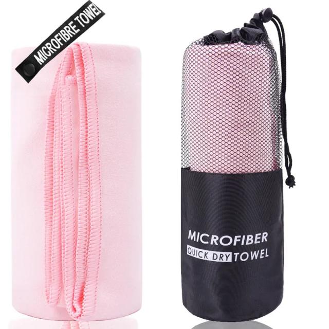 Toalha de Microfibra Super Absorvente e de Secagem Rápida para Esportes, Praia e Atividades ao Ar Livre